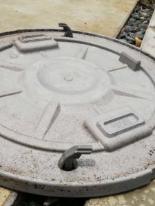 浄化槽の蓋 裏側